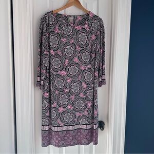 Chico's Women's Floral Mixed Print Dress